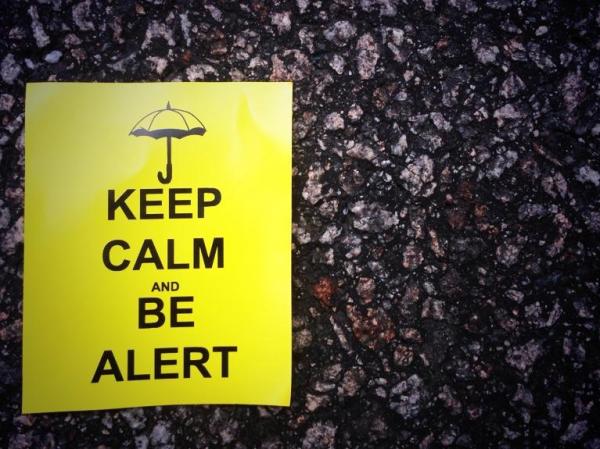 Keep Calm Be Alert